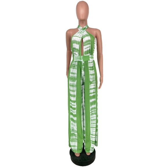 Fashion Halter Jumpsuit new size S,M avaliable Strech Material. - Picture 3 of 6